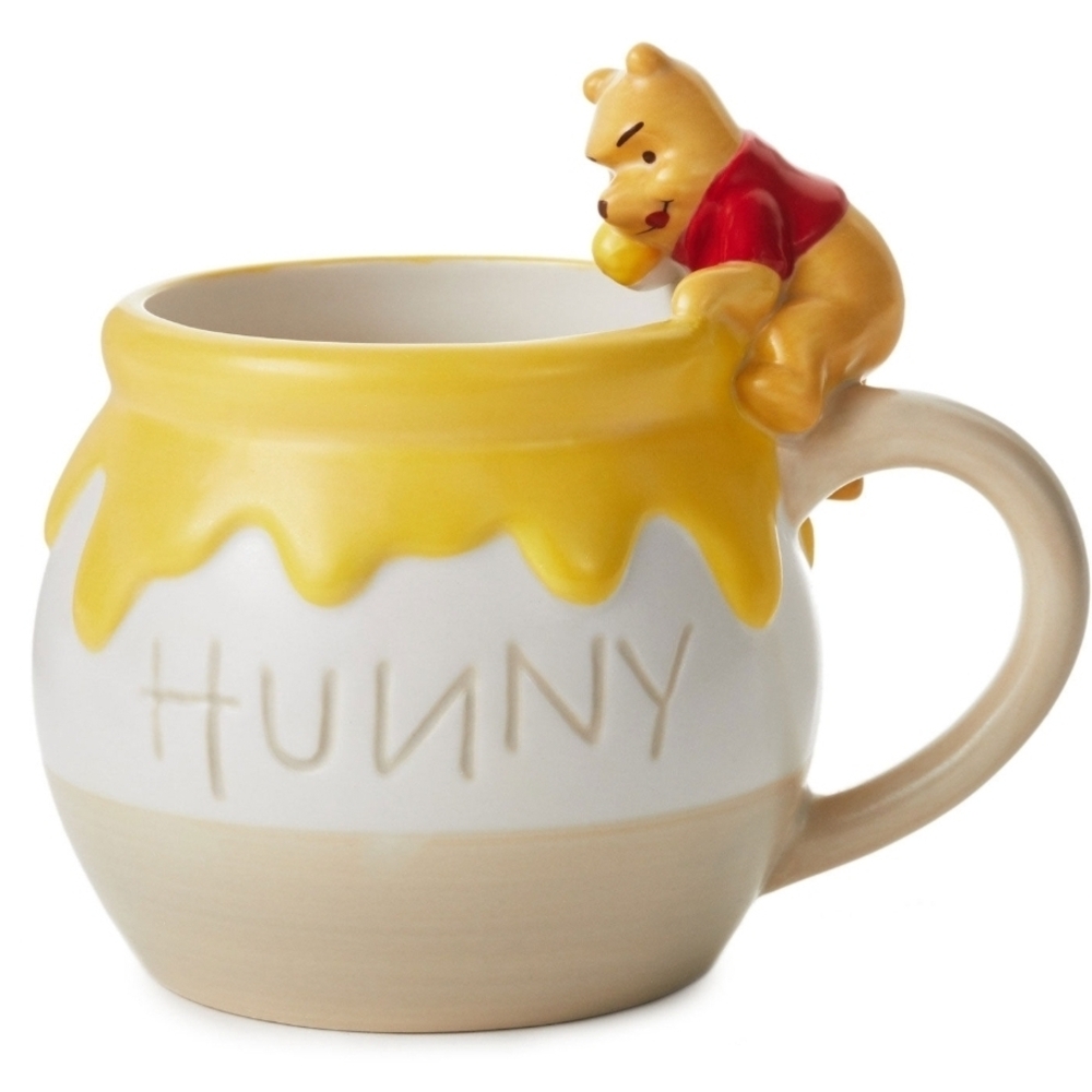Disney Winnie the Pooh Hunny Mug - Yellow and Cream